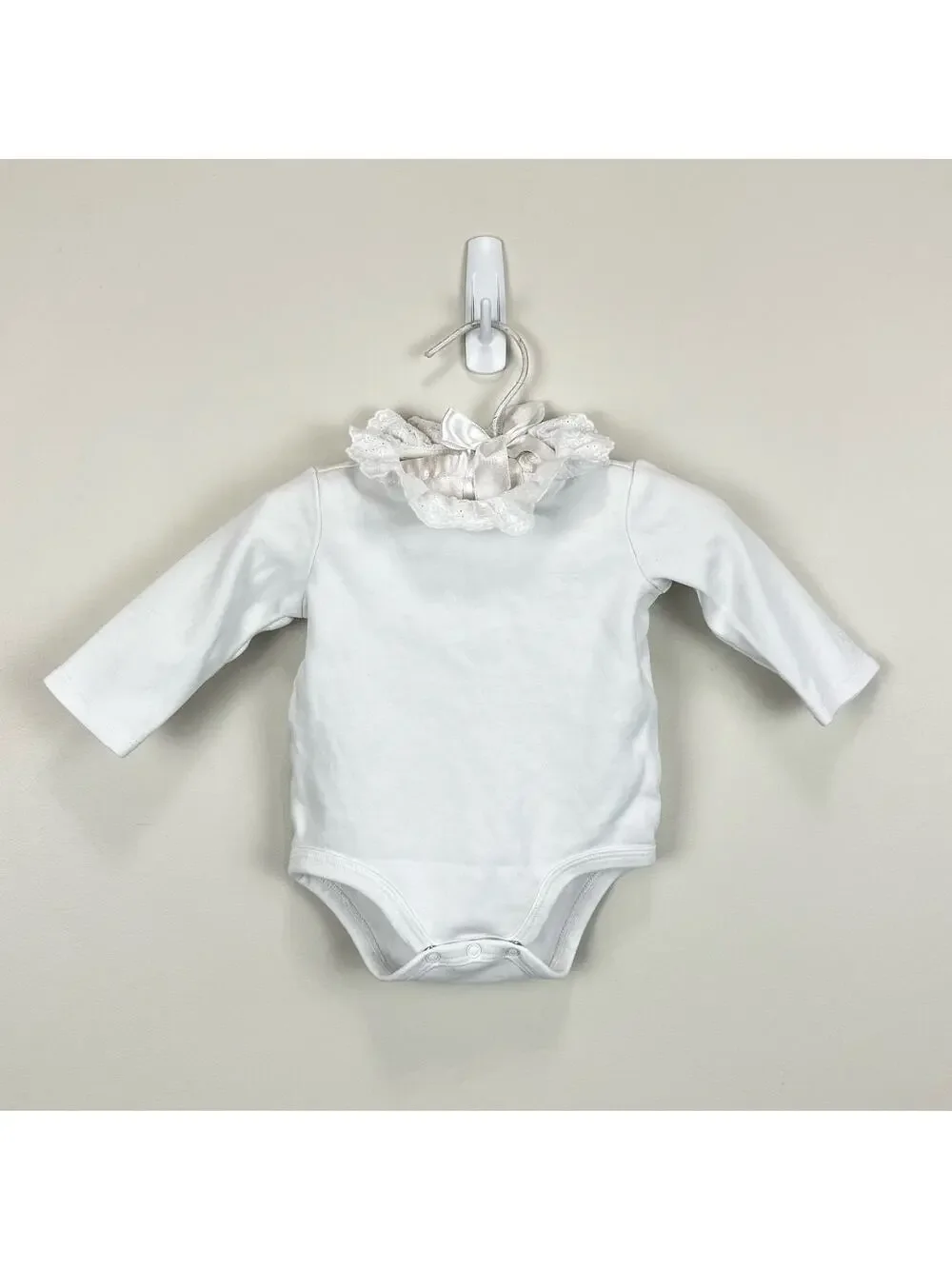 Ralph Lauren Eyelet Trim Interlock Bodysuit 3 Months